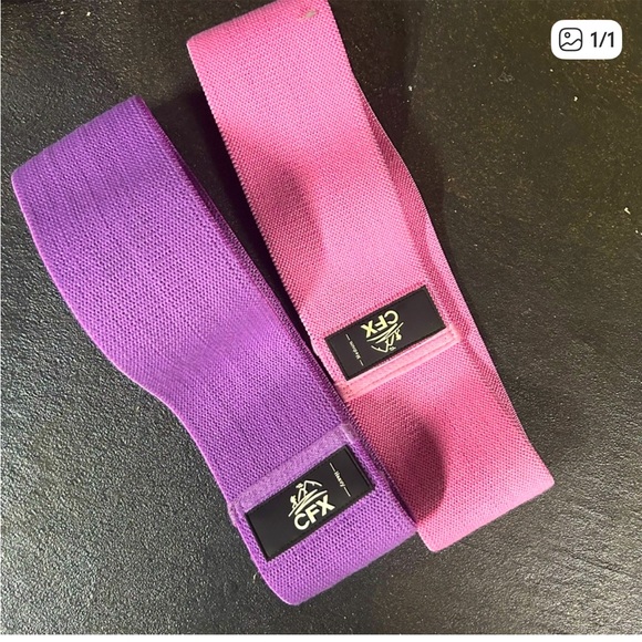 CFX Purple and Pink Resistance Booty Bands - Picture 1 of 1